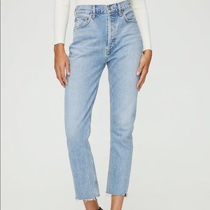 agolde riley in zephyr